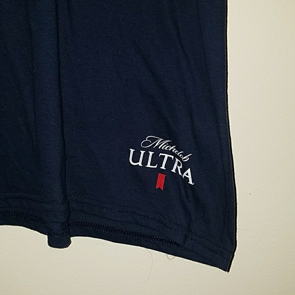 Anvil Michelob Ultra Navy Blue V Neck - Picture 2 of 3